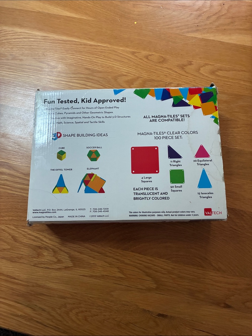 MAGNA-TILES 100 piece set (99 pieces)
Great condition in box - Picture 2 of 4